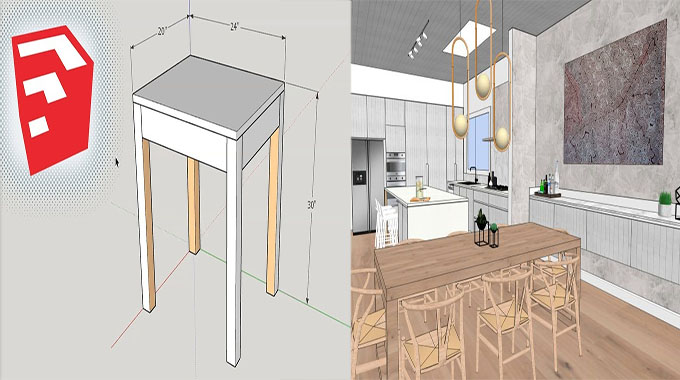 Google Sketchup for Furniture Design