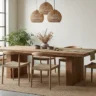 Sustainable Reclaimed Wood Dining Table for an Eco-Chic Home