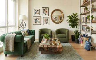 How to Style Upcycled Green Fashion Furniture in Modern Apartments